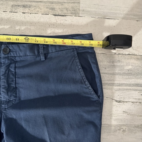 M Mason's London Bermuda Shorts 10" Mens 54 (US38) Blue Casual Flat Front - Picture 9 of 11